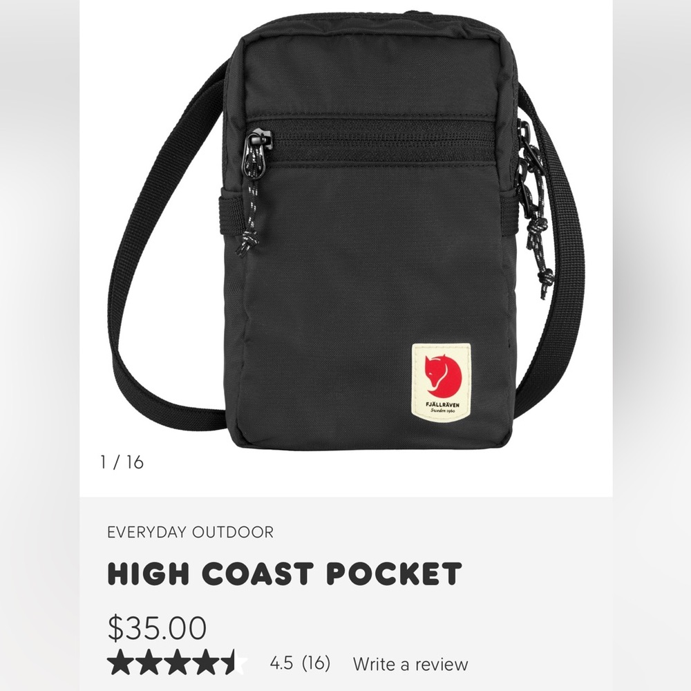 Fjallraven High Coast pocket crossbody